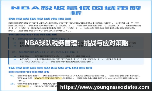 NBA球队税务管理：挑战与应对策略